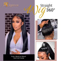 360 Closure Straight Wig (180 Density)