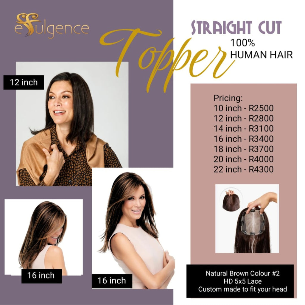 Straight Cut Lace Topper