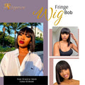 Straight Fringe Bob (180 Density)